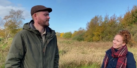 Michelle og Rasmus, tilflyttere til Gludsted